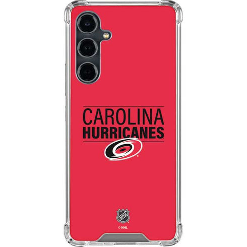 NHL Carolina Hurricanes Lineup Galaxy S23 FE Clear Case